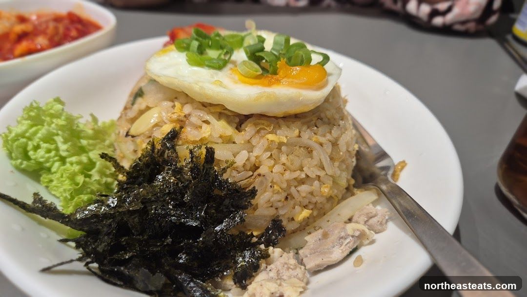 Fried Rice with Egg and Seaweed