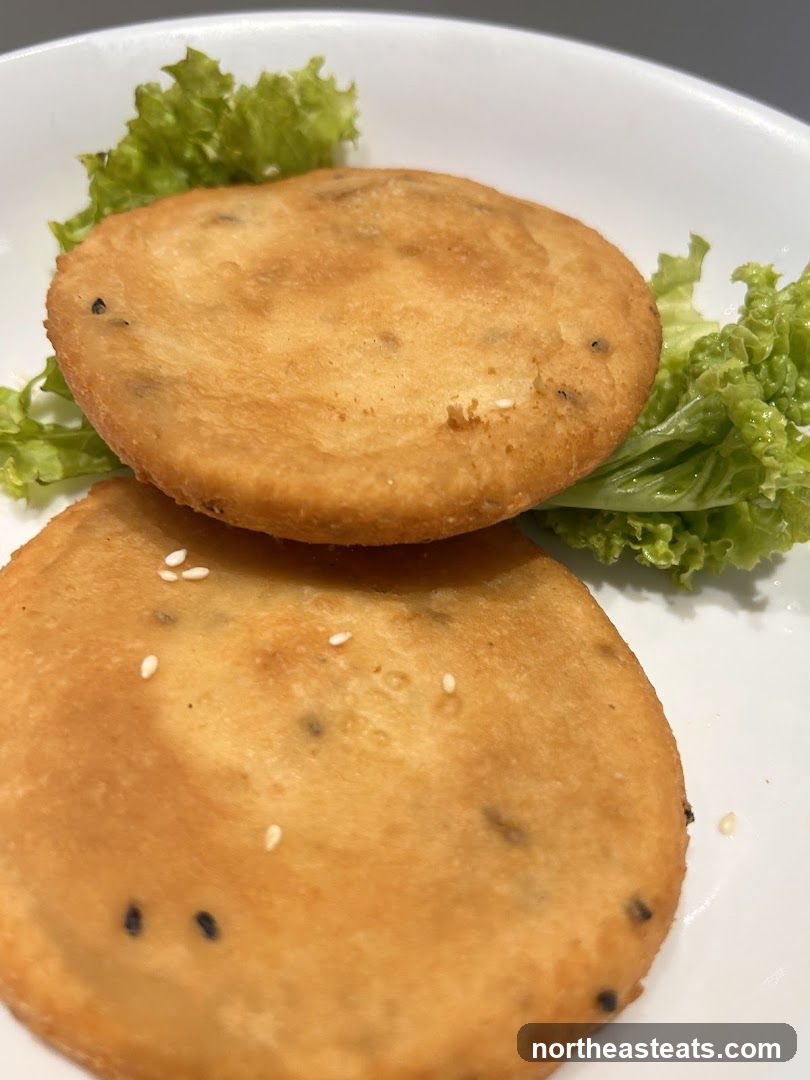 Fried Patties with Sesame Seeds