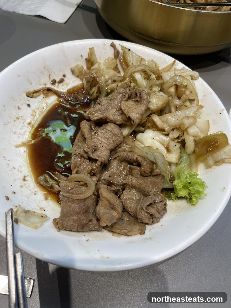 Beef and Cabbage Dish
