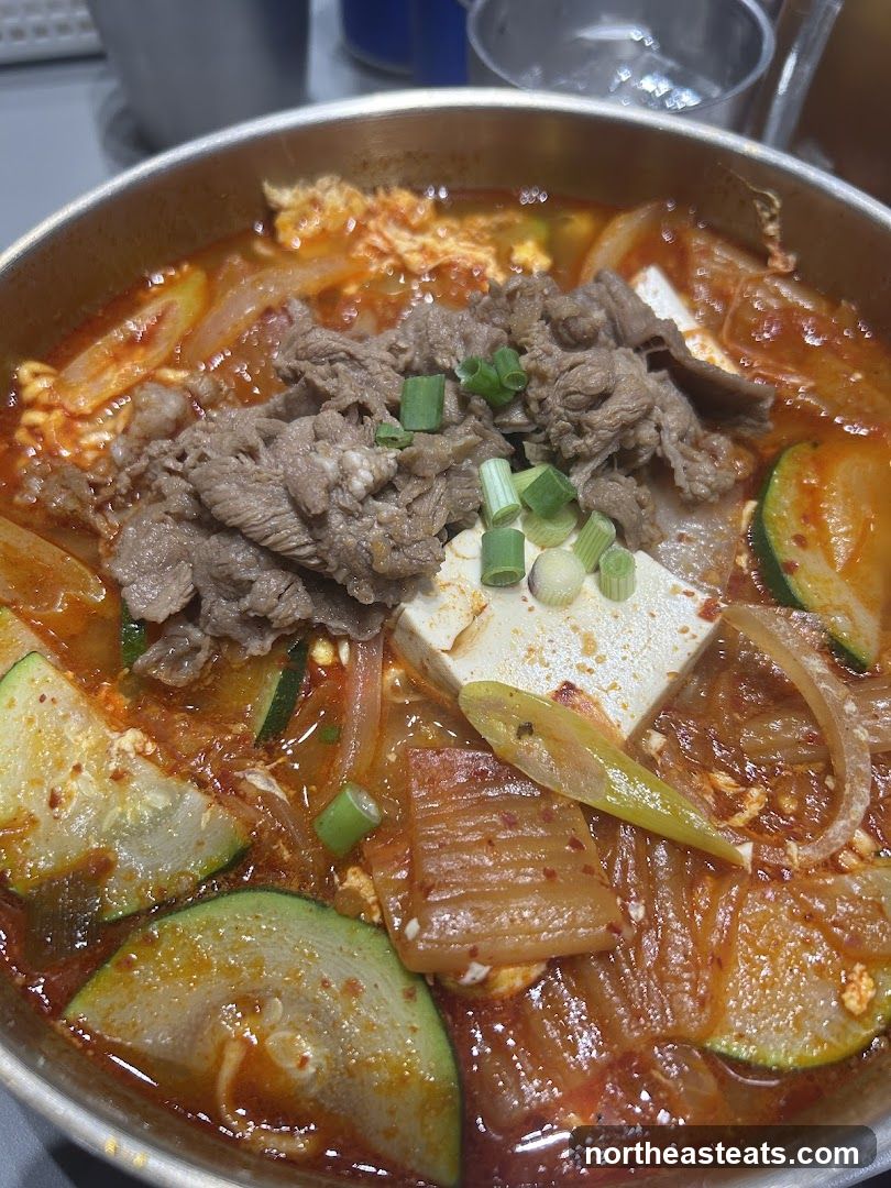 Kimchi Stew with Beef and Tofu