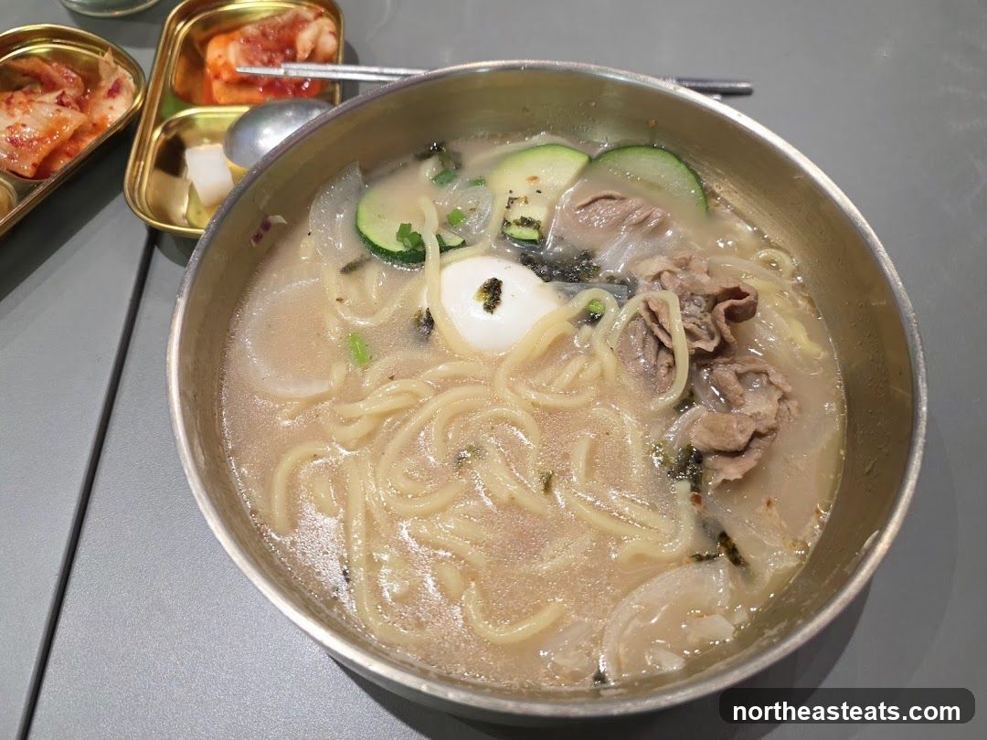 Noodle Soup with Side Dishes