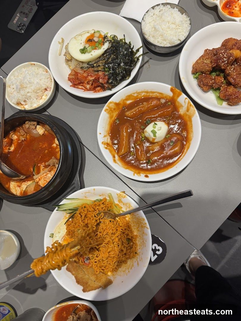 Korean Food Spread