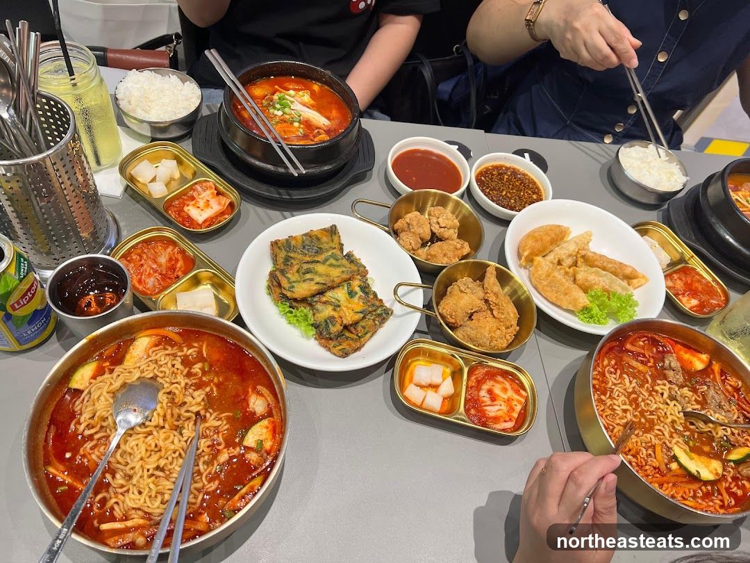 Korean Food Spread