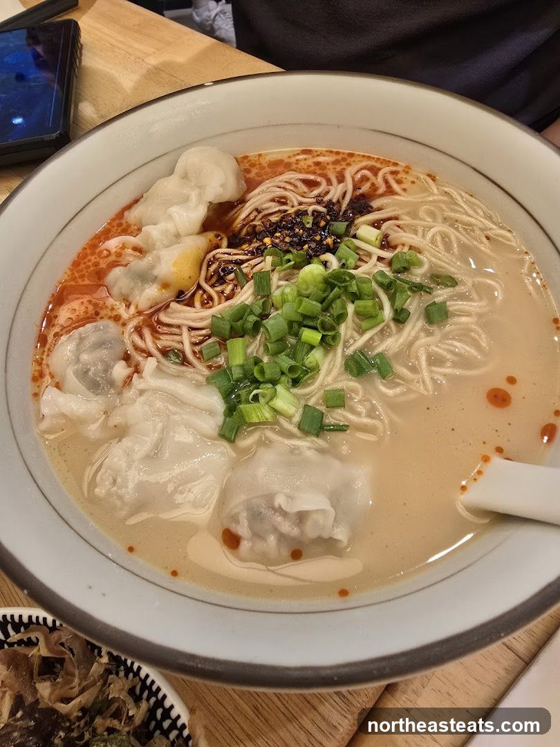 Noodle Soup with Dumplings
