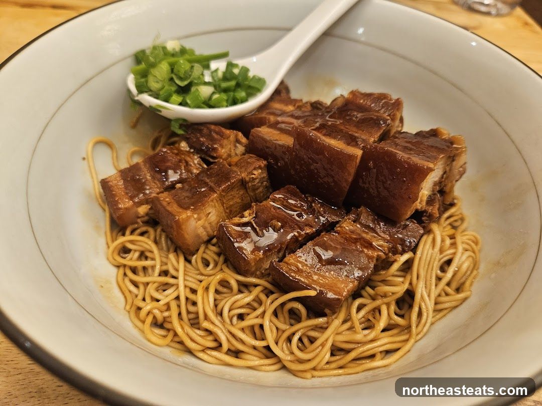 Braised Pork Belly Noodles