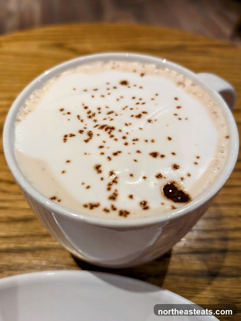 Cappuccino with Chocolate Dusting