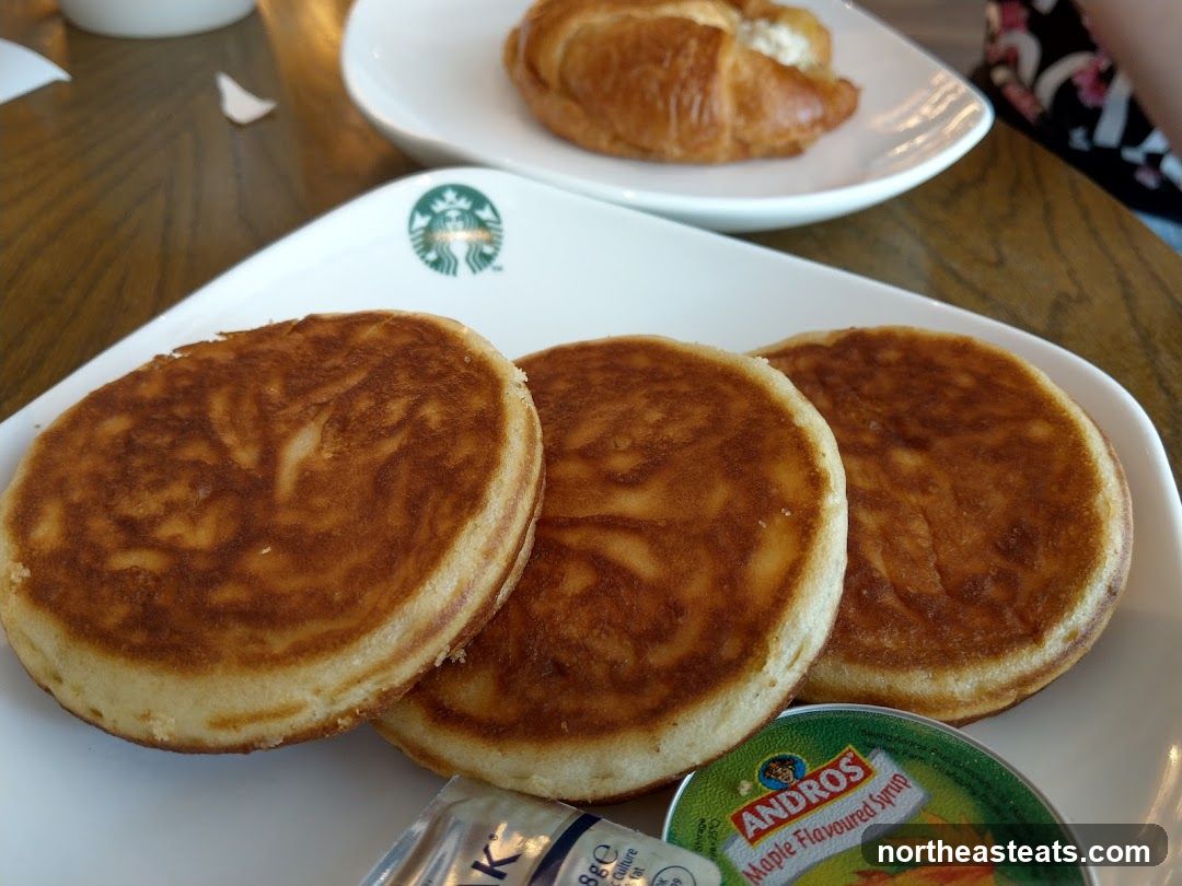 Pancakes and Croissant