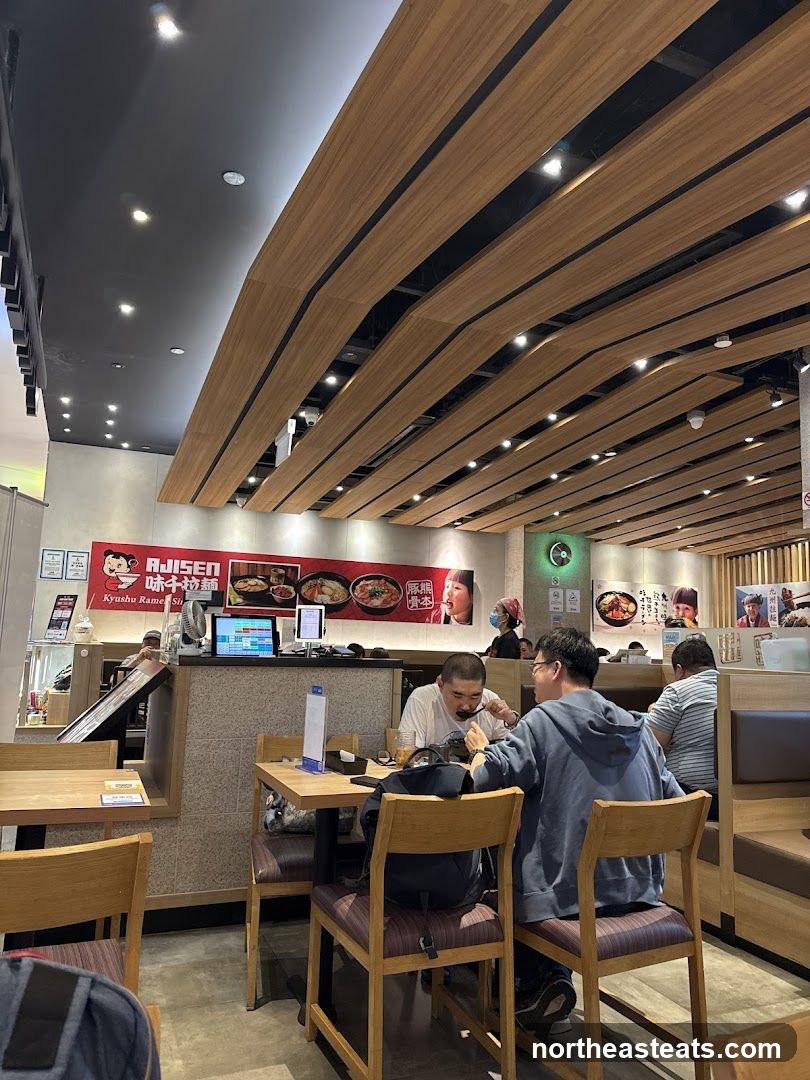 Restaurant Interior with Diners