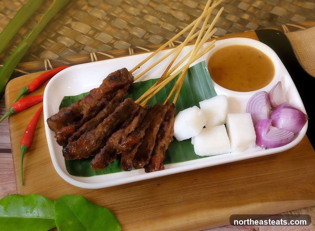 Satay with Peanut Sauce