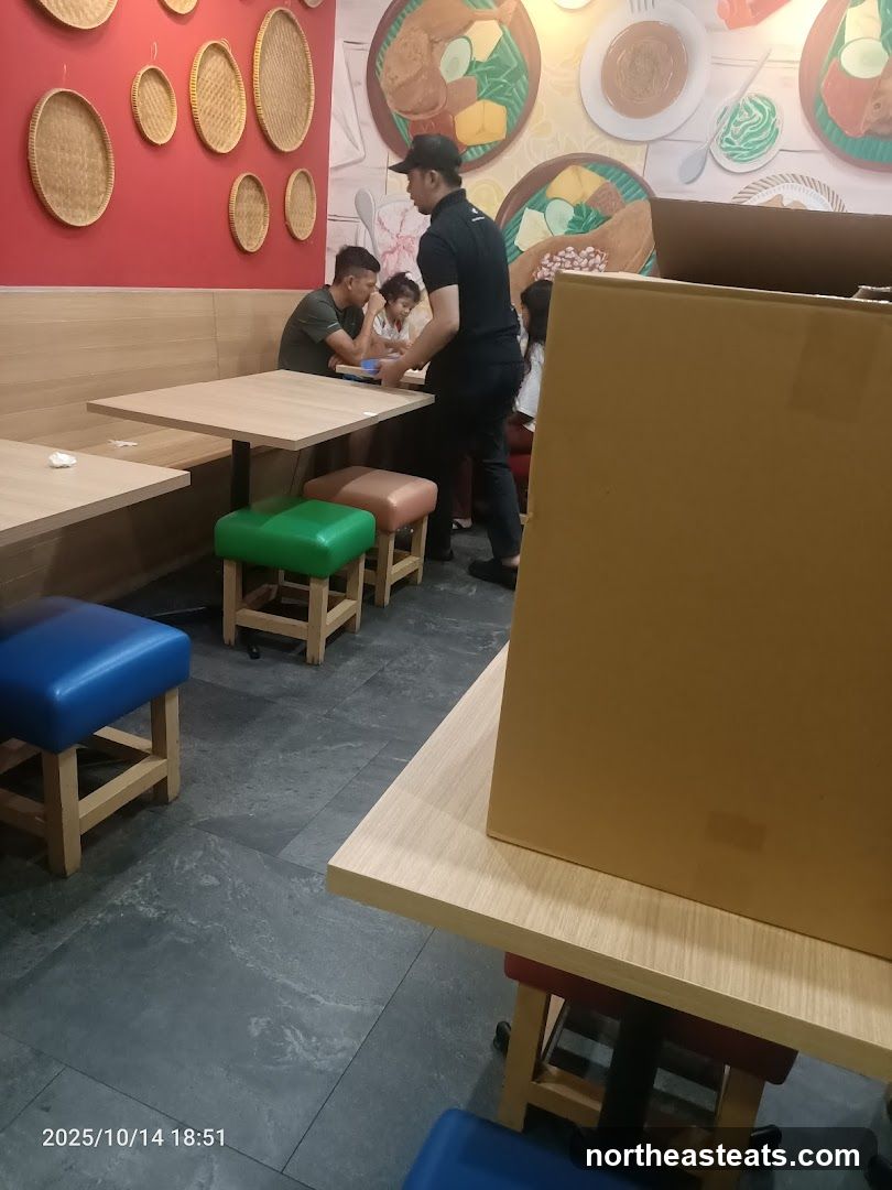 Restaurant Interior with Diners