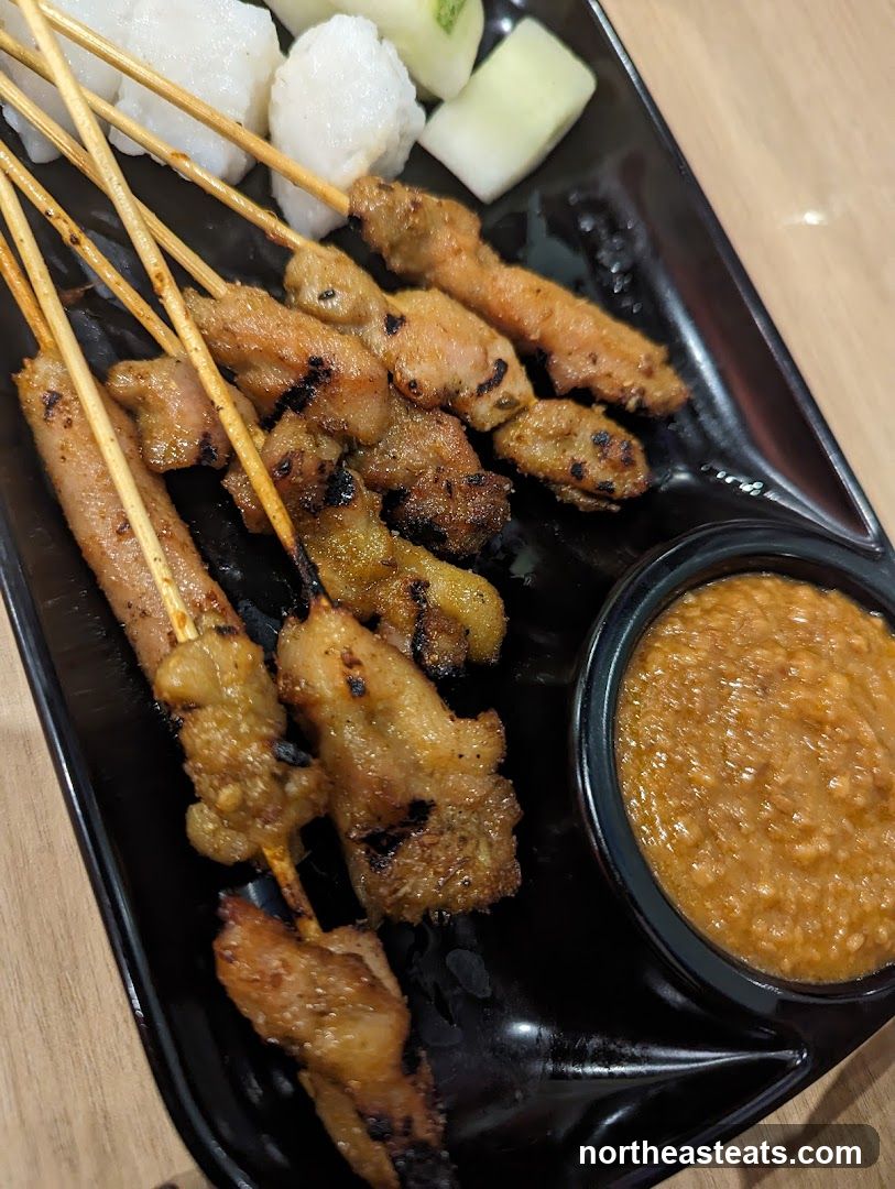 Chicken Satay with Peanut Sauce