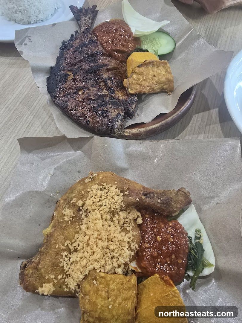 Indonesian Fried Chicken and Grilled Fish