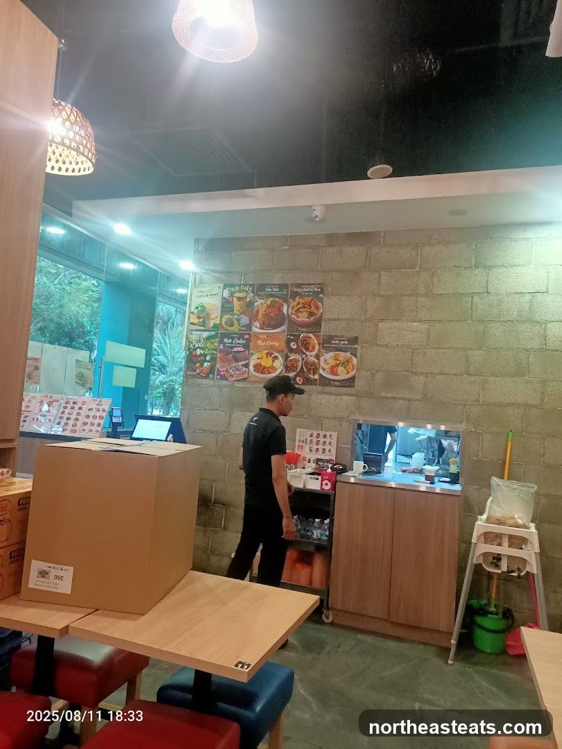 Restaurant Interior with Menu Boards