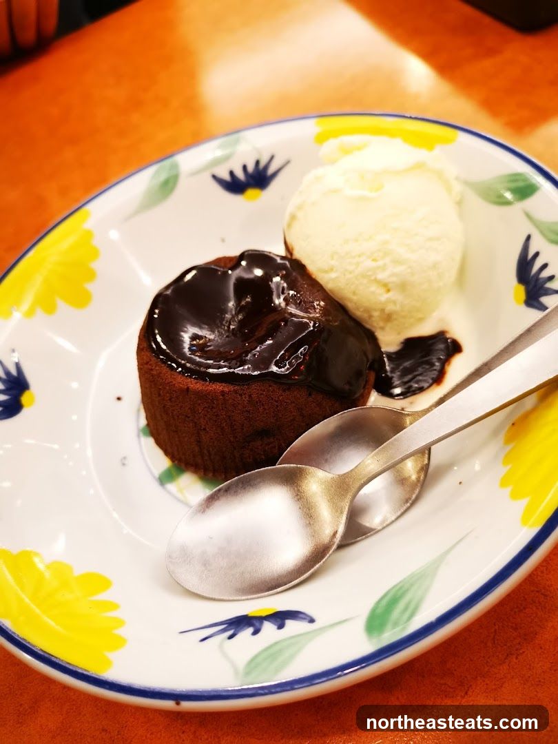 Chocolate Lava Cake with Ice Cream