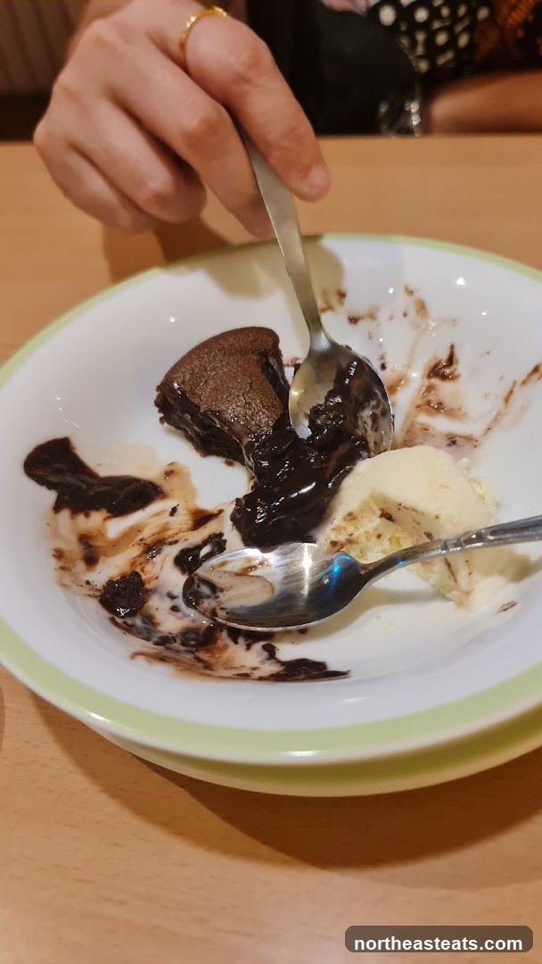 Chocolate Lava Cake with Ice Cream