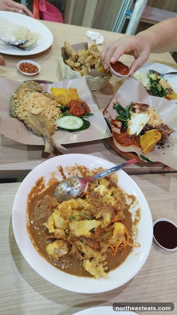 Food on a table