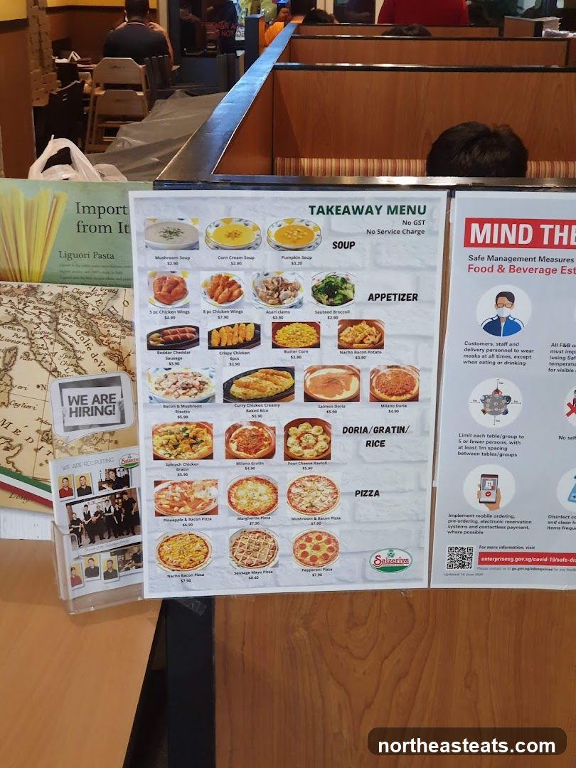 Takeaway Menu
