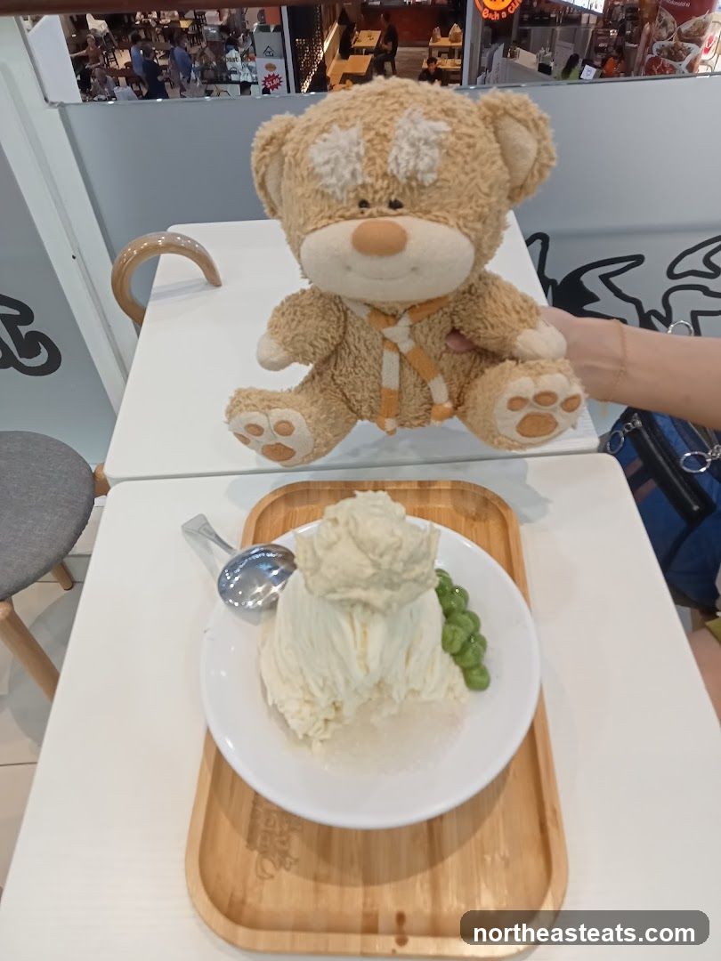 Dessert with Teddy Bear