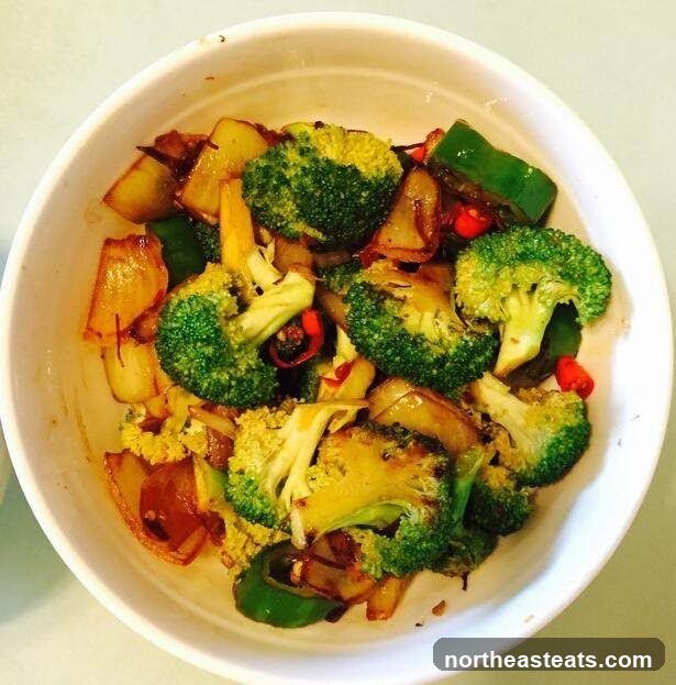 Stir-fried Broccoli and Potatoes