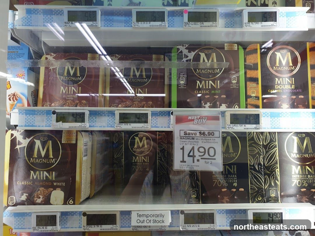 Magnum Ice Cream Freezer Display