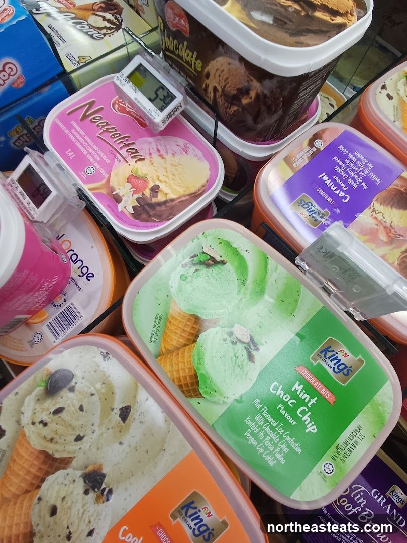 Assortment of Ice Cream Tubs