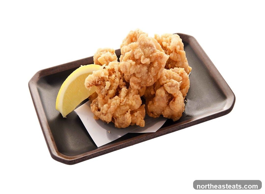 Fried Chicken Bites with Lemon