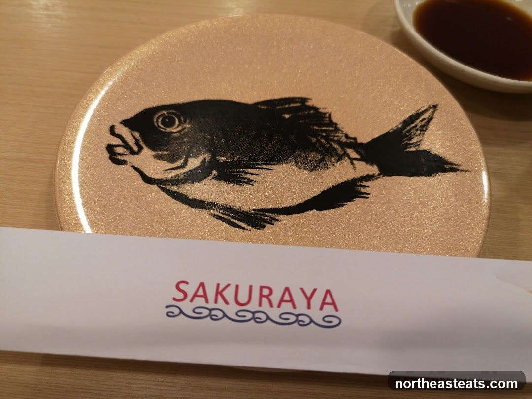 Sakuraya Chopsticks and Plate