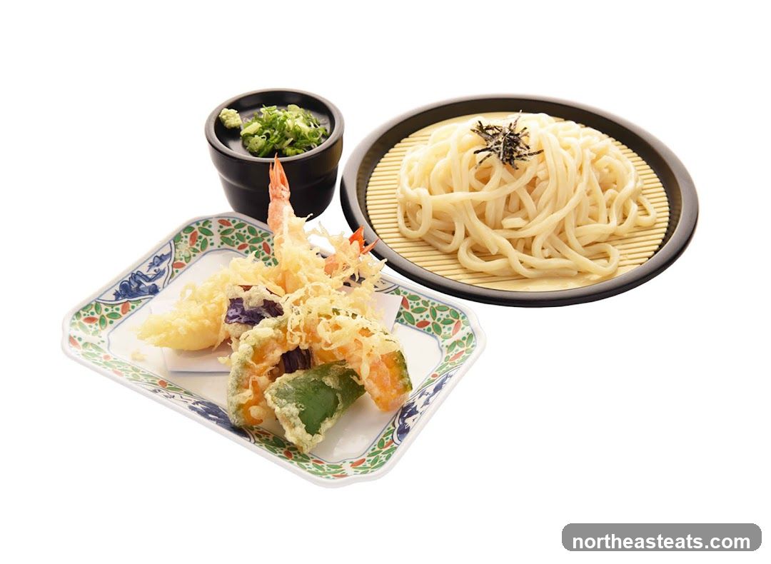 Udon Noodles with Tempura