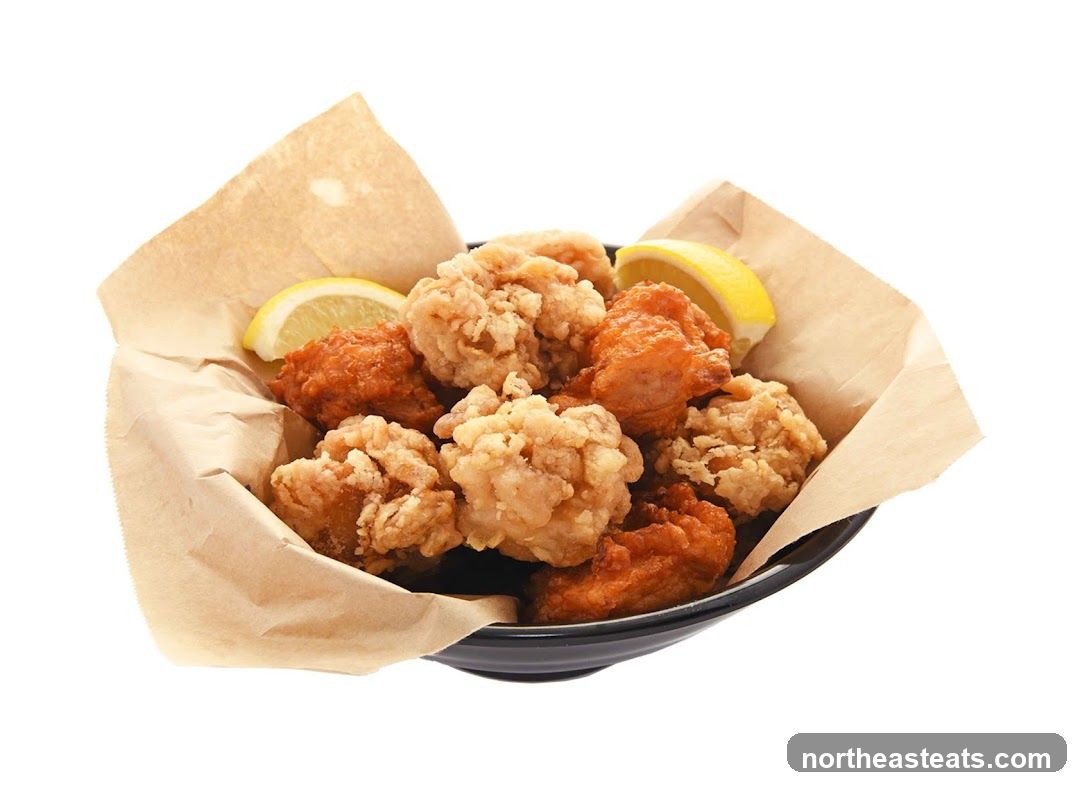 Fried Chicken Bites with Lemon