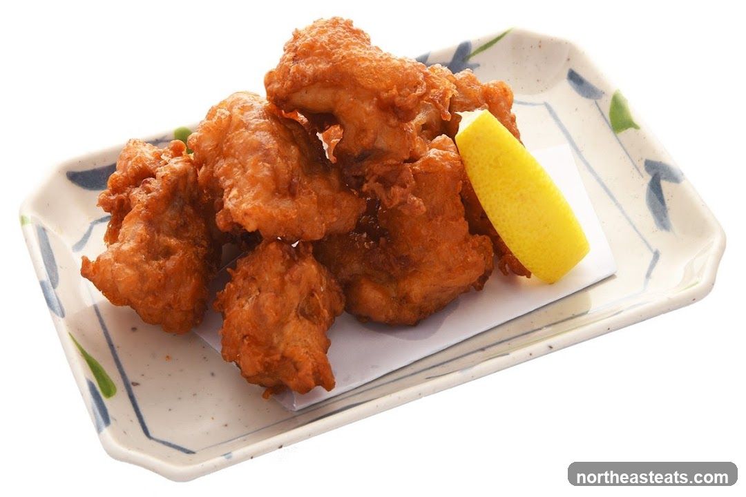 Fried Chicken Bites with Lemon