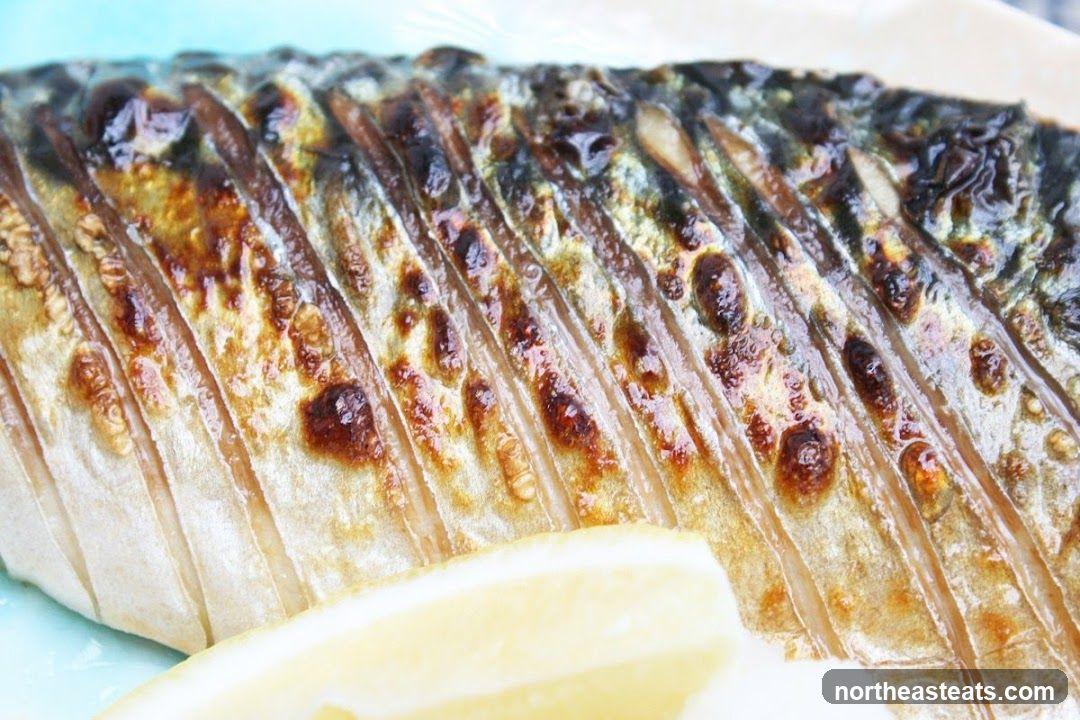 Grilled Mackerel with Lemon