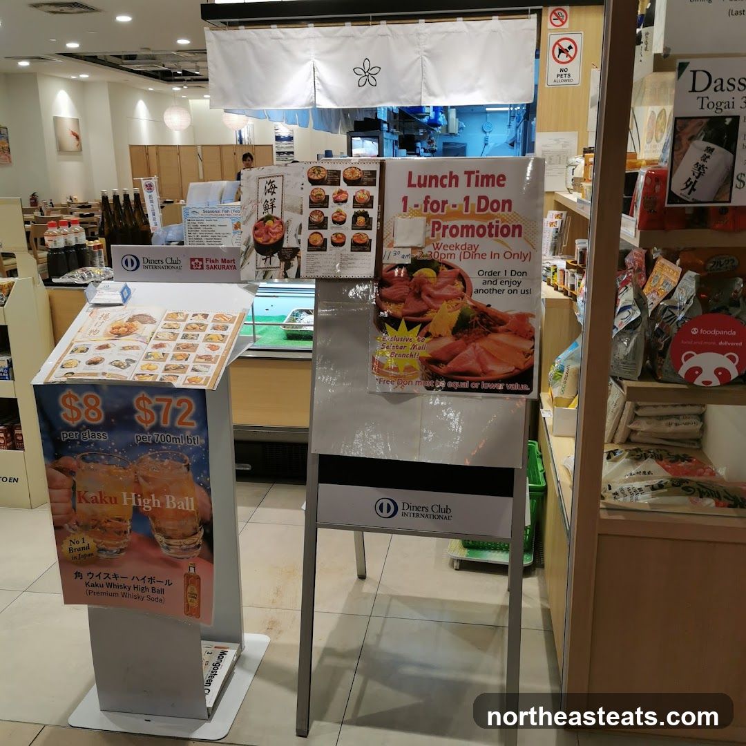 Promotional Display for Lunch Promotion