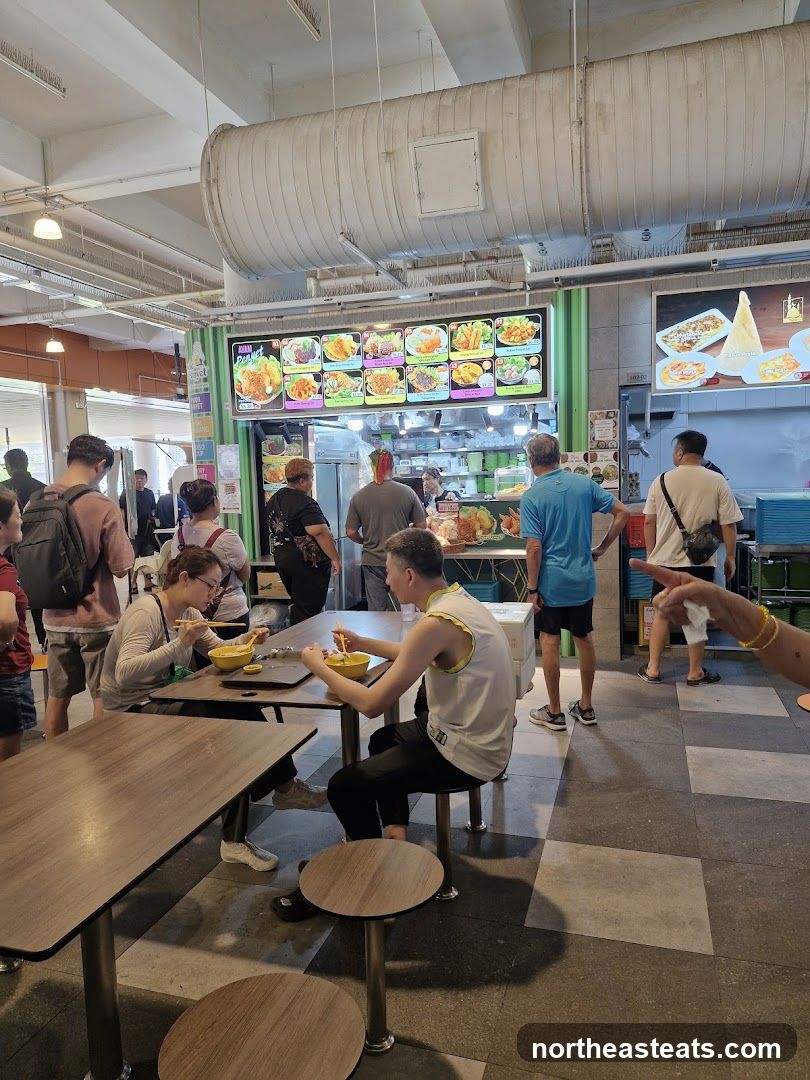 Food Stall with Menu Display