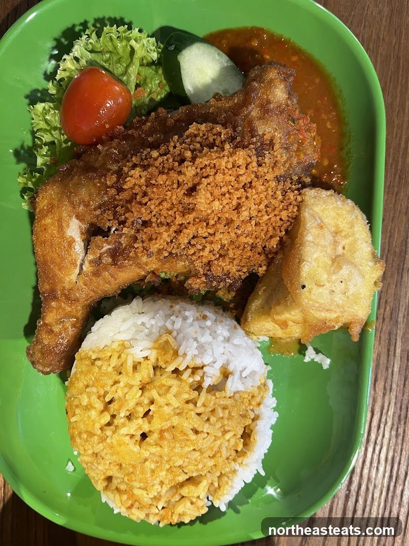 Fried Chicken with Rice