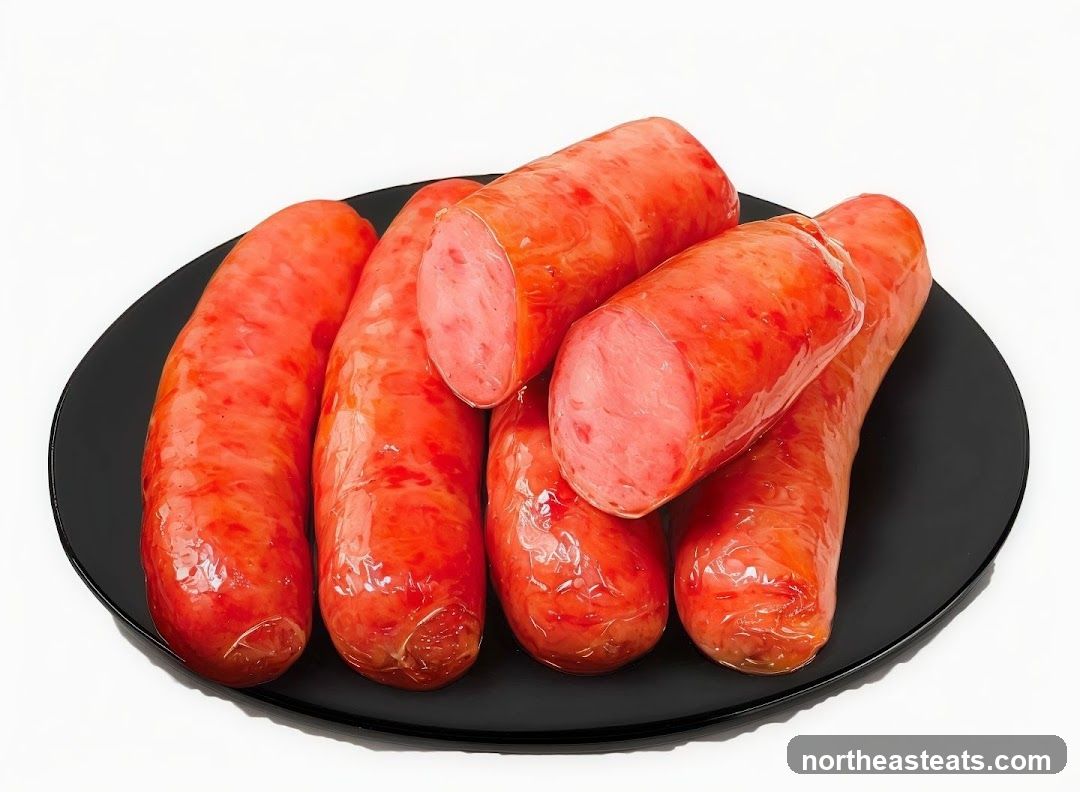 Sausages on a Plate