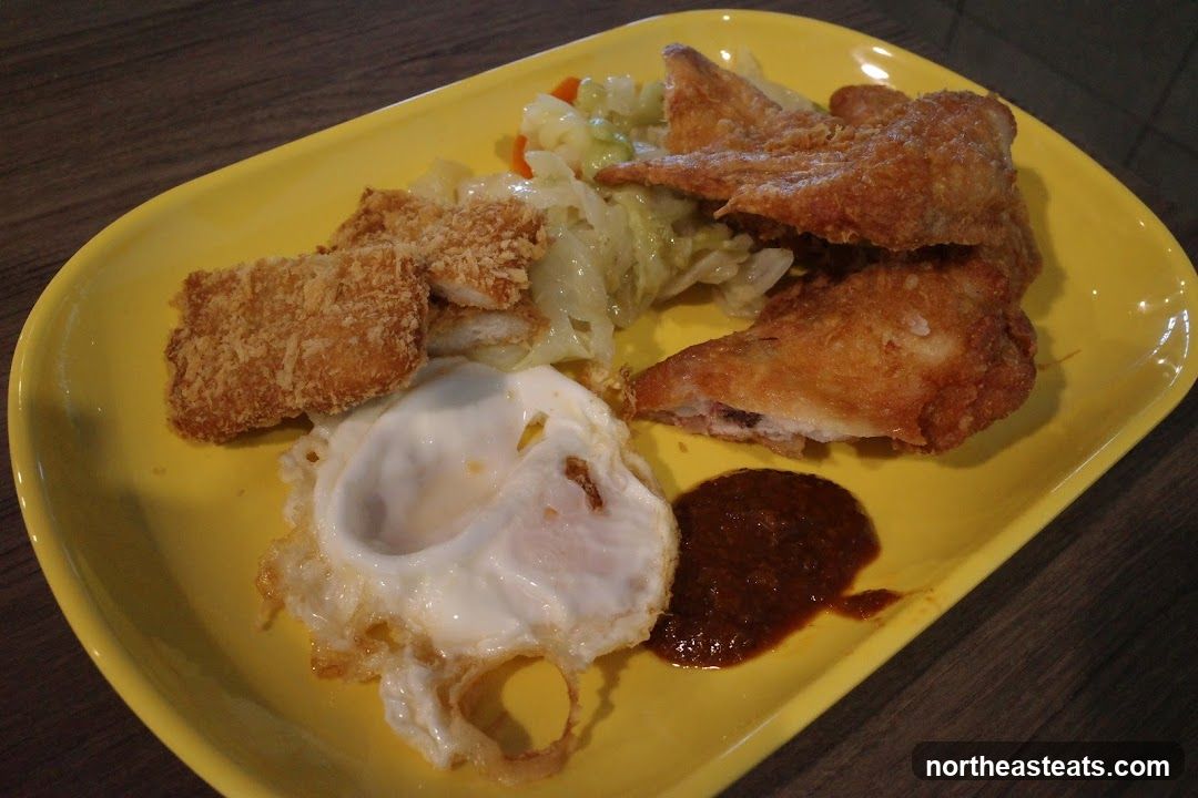 Fried Chicken and Egg Plate