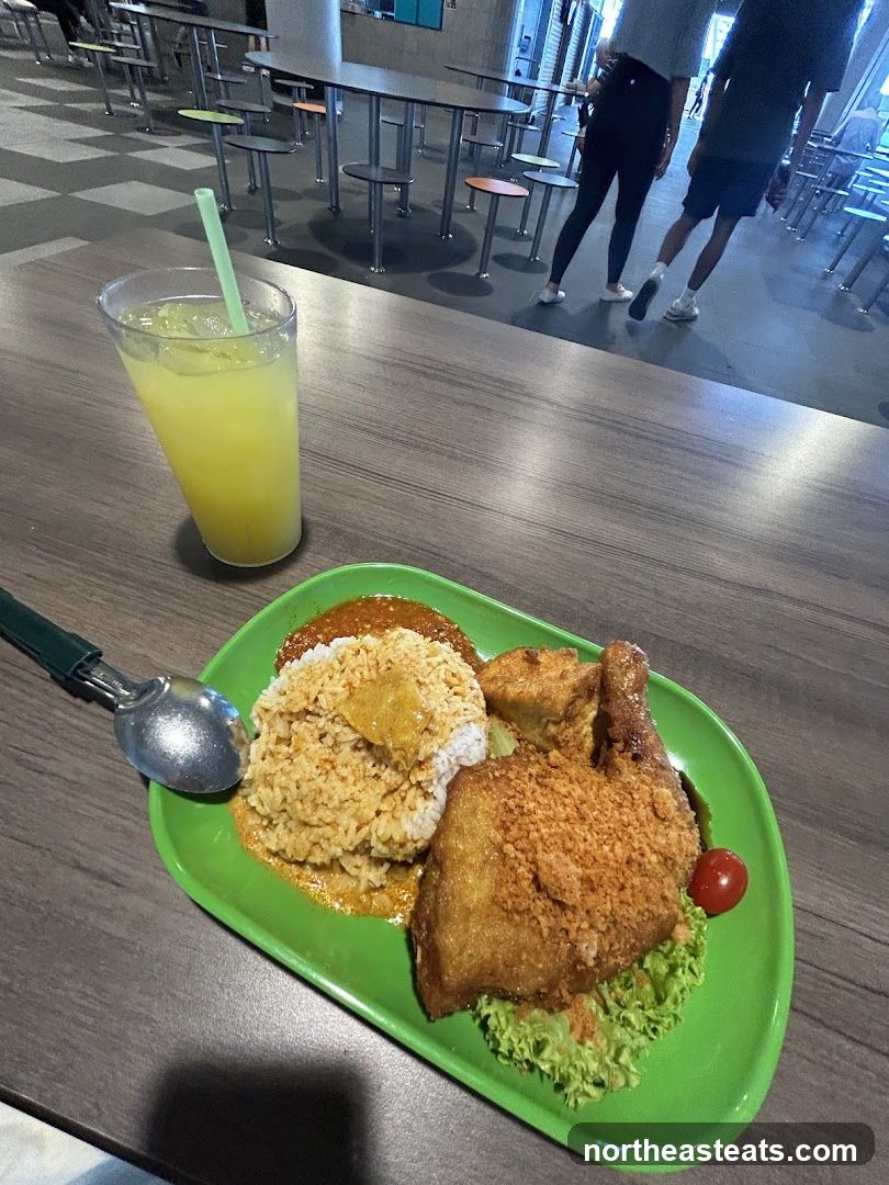 Fried Chicken Rice Meal