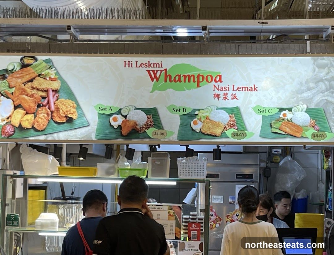 Nasi Lemak Menu
