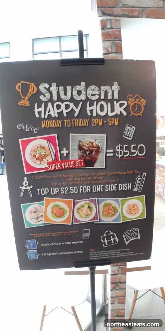 Student Happy Hour Promotion