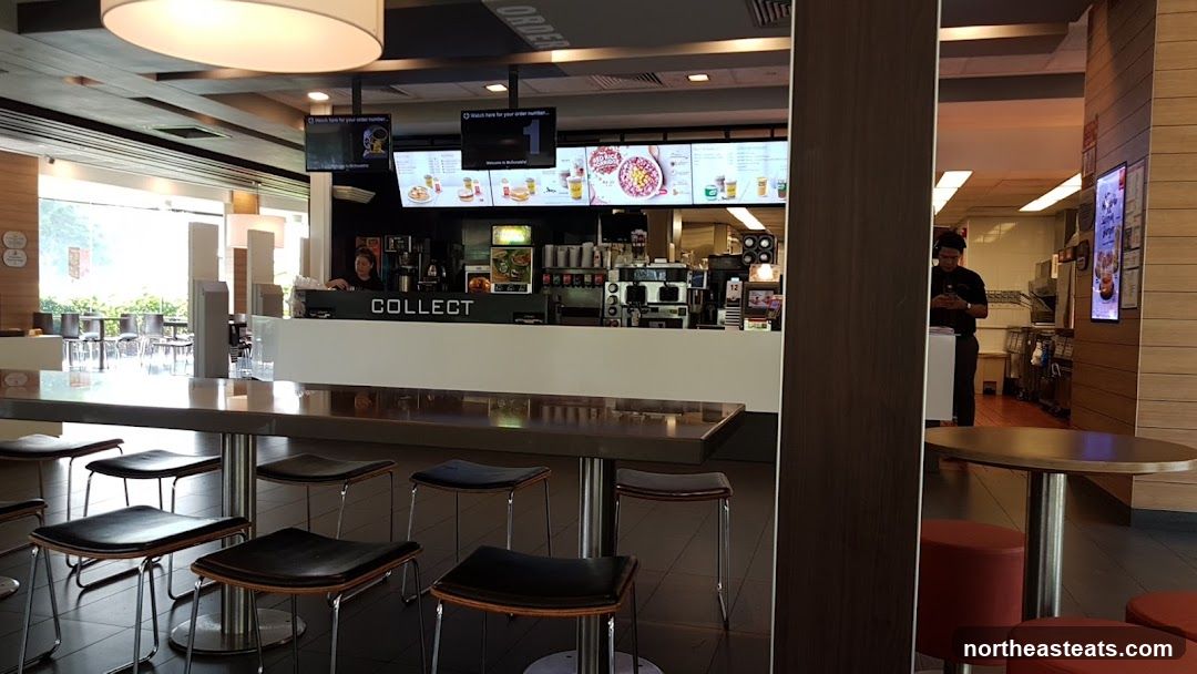 McDonald's Counter and Seating Area