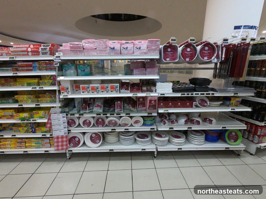 Kitchenware and Food Storage Aisles