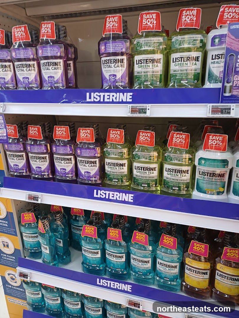 Listerine Mouthwash Display