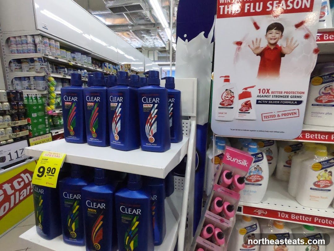 Shampoo and Soap Display