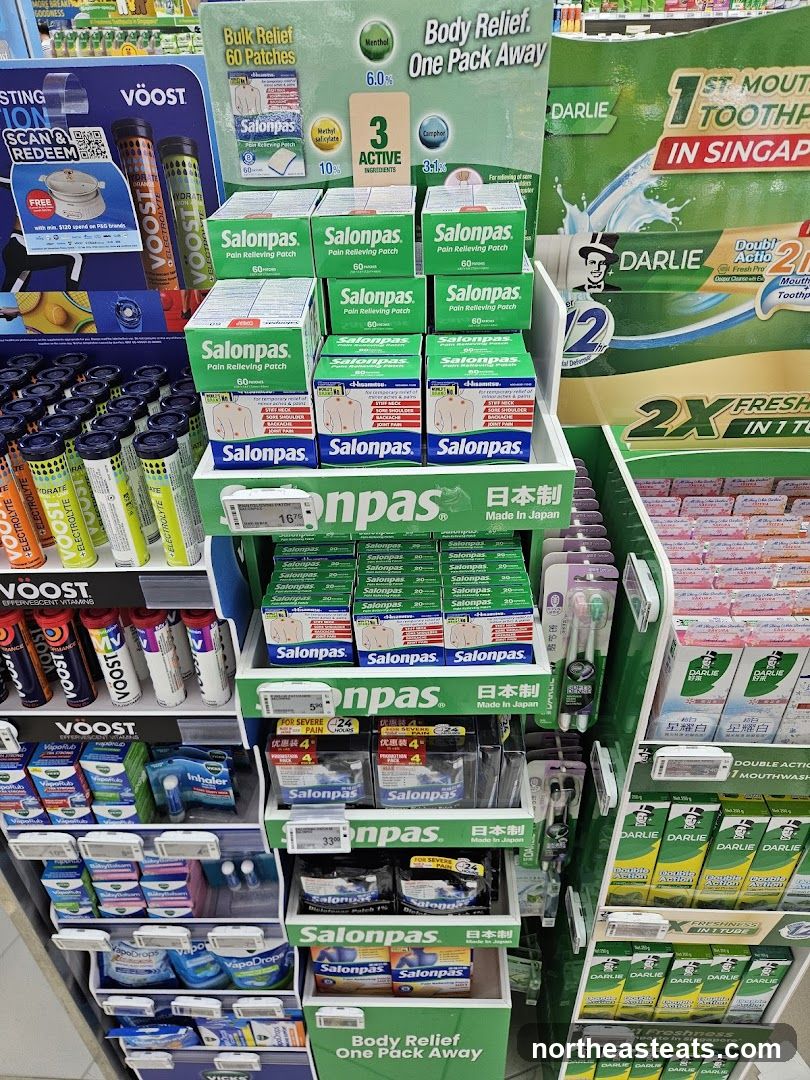 Pain Relief Products Display