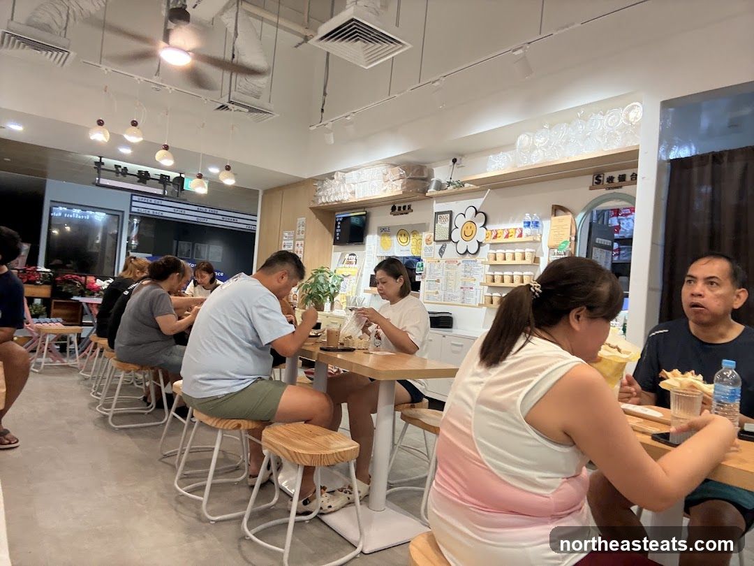 Diners at a Casual Eatery