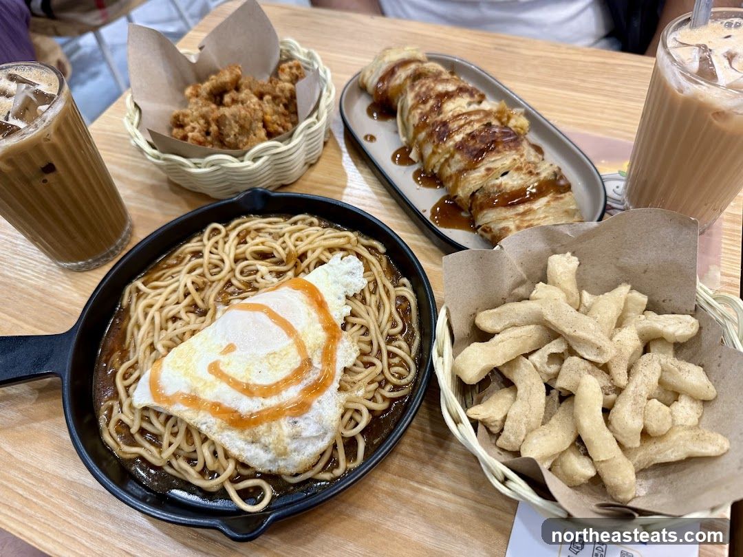 Table with Food and Drinks