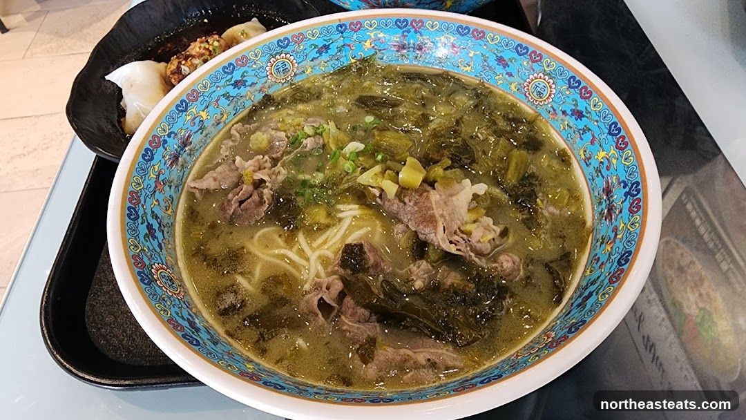 Noodle Soup with Beef and Greens