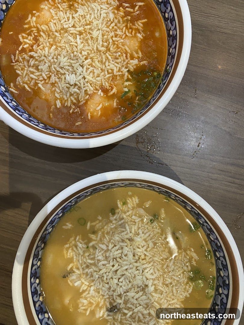 Two bowls of ramen