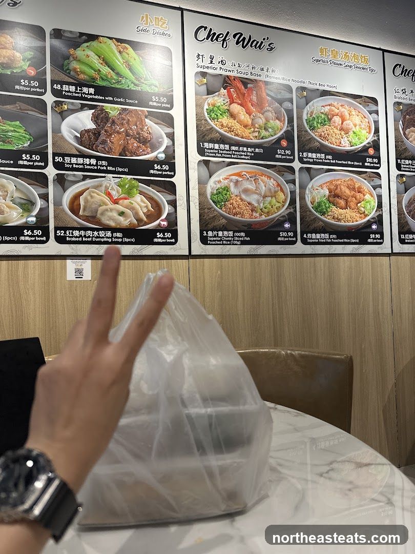 Chef Wai's Menu