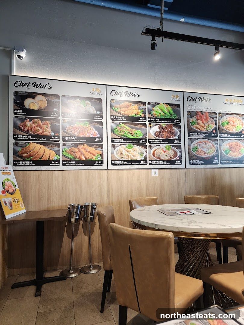 Chef Wai's Menu